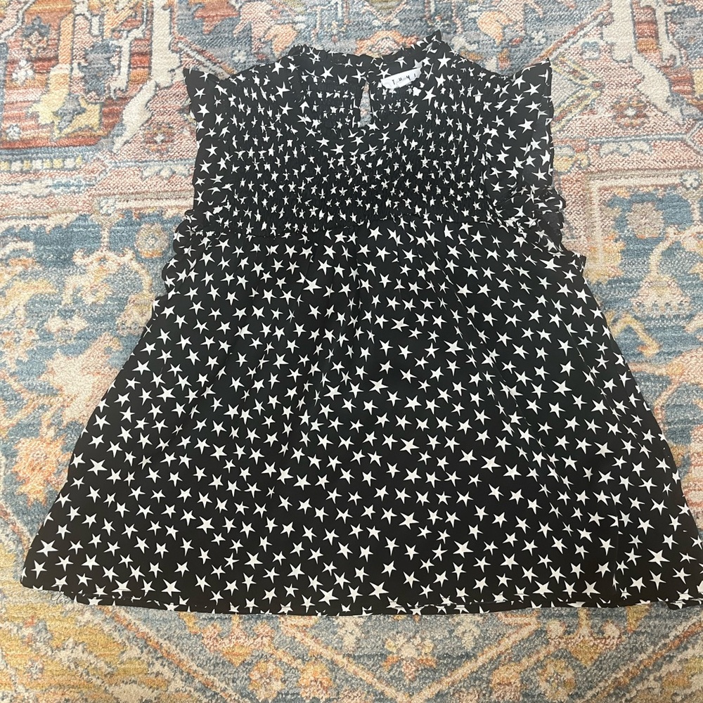 THML black/white star top